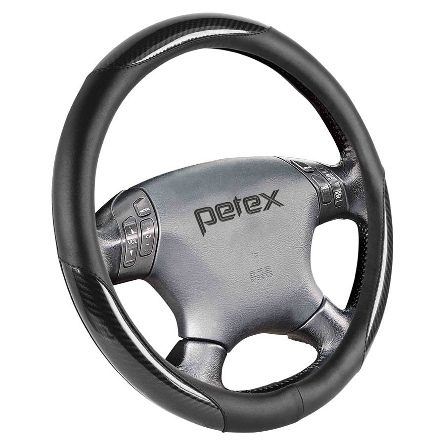 Lenkradschoner, Durchmesser 38 cm, TPE-Ring, Design 1101, schwarz