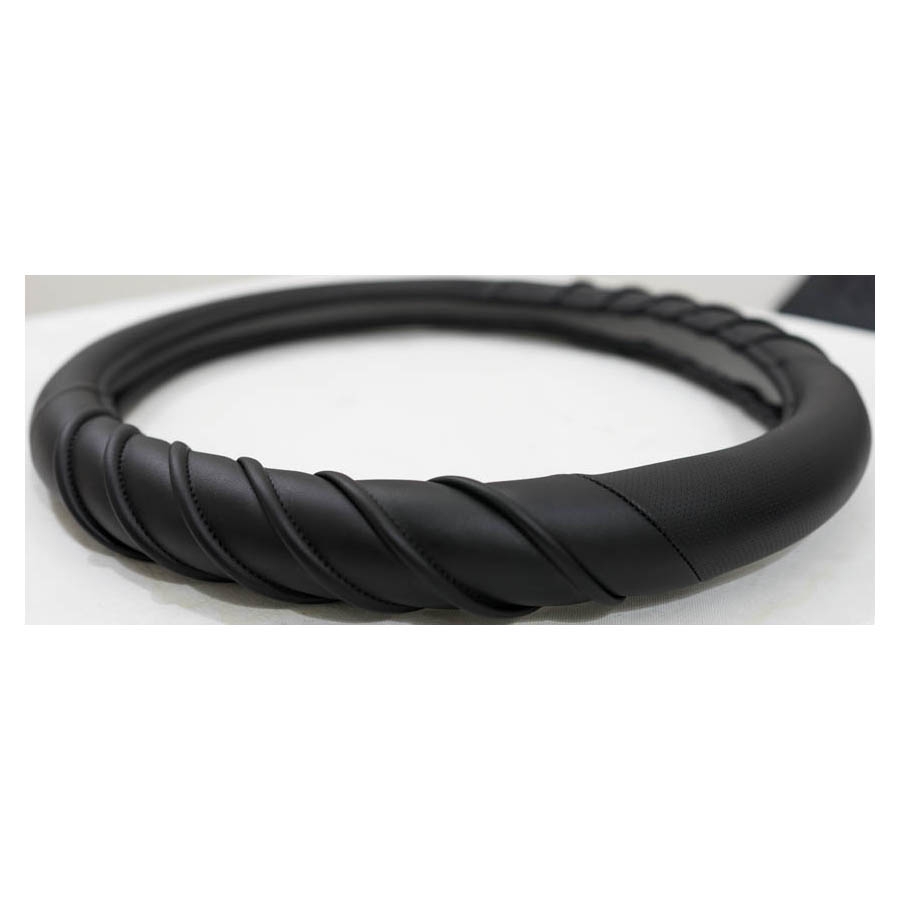Lenkradschoner, Durchmesser 38 cm, TPE-Ring, Design 1107, schwarz
