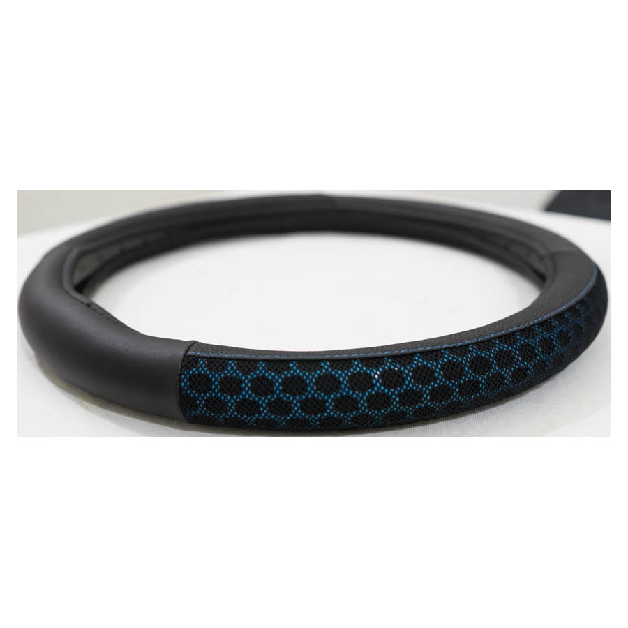 Lenkradschoner, Durchmesser 38 cm, TPE-Ring, Design 1103, blau