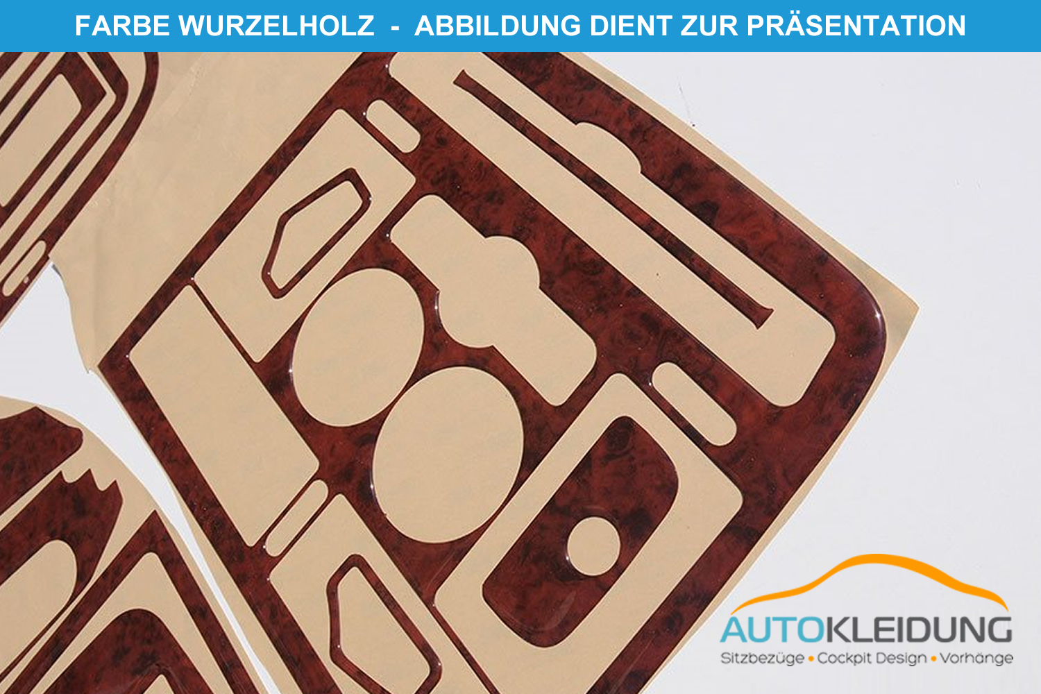 3D Cockpit Dekor für Audi A6 Manuel (C5) 06/2001- 12/2004 14 Teile