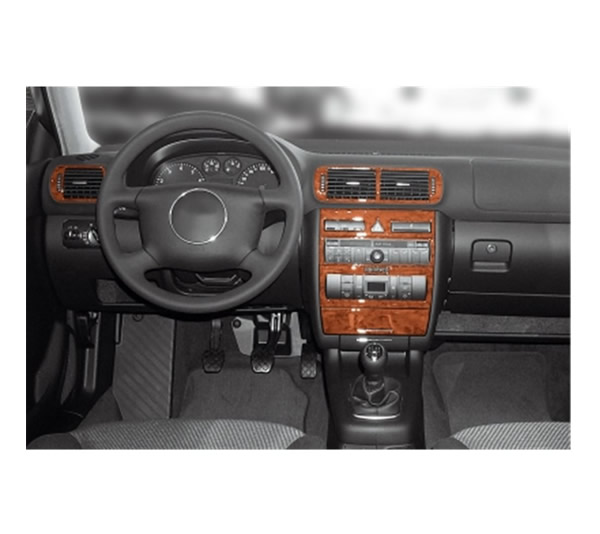 3D Cockpit Dekor für Audi A3 (8L) 06/1996 - 08/2000 8 Teile