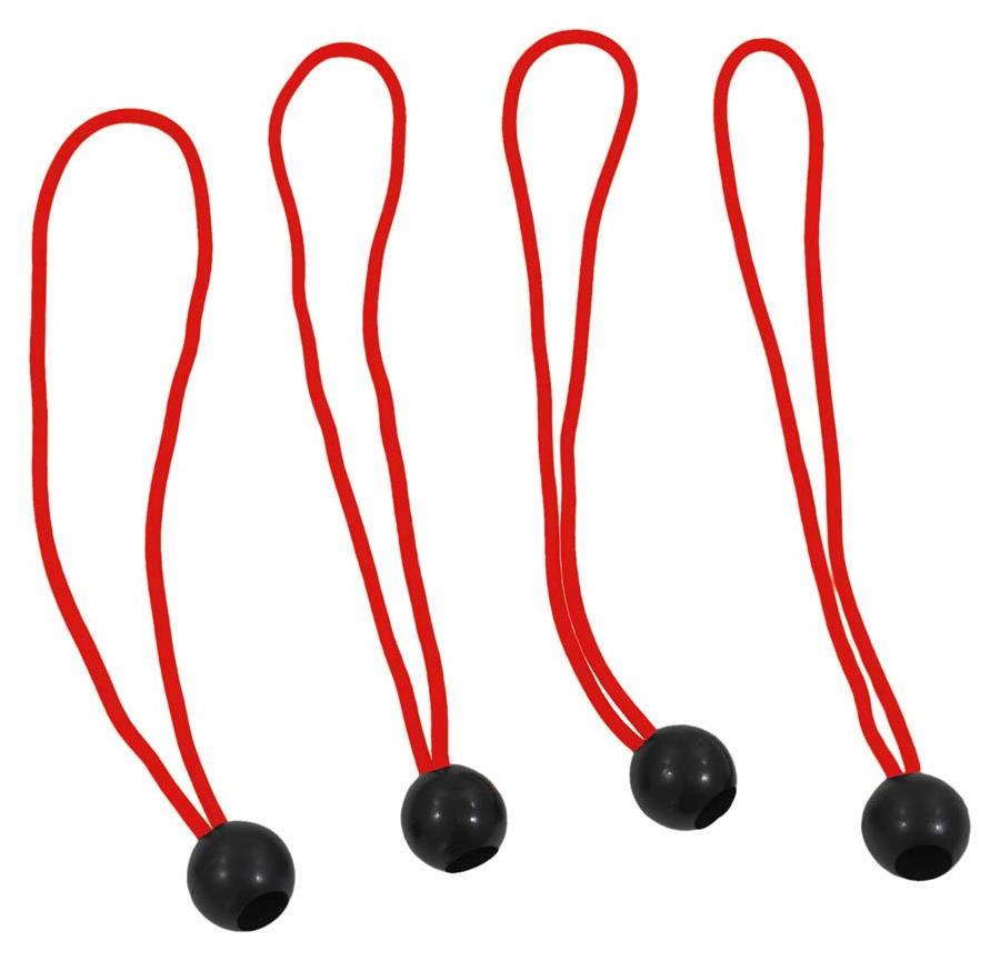 Expanderschlinge mit Kugel, 4-teilig, rot