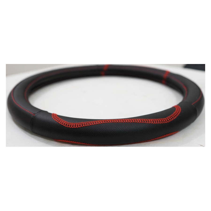 Lenkradschoner, Durchmesser 38 cm, TPE-Ring, Design 1102, rot