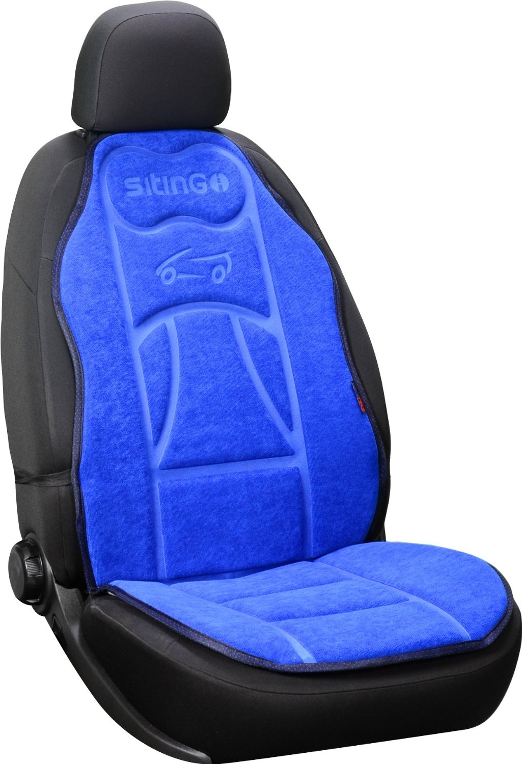 SITZAUFLAGE FÜR VORDERSITZE - FARBE BLAU